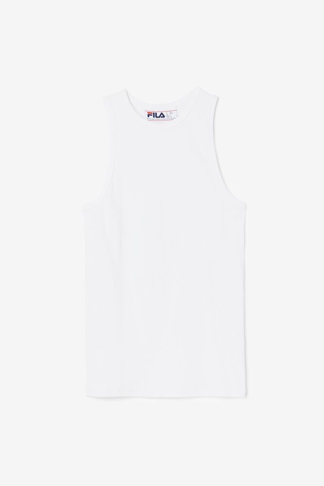 Fila Alexia White Tank Top Womens - NZ 96134-PVBR